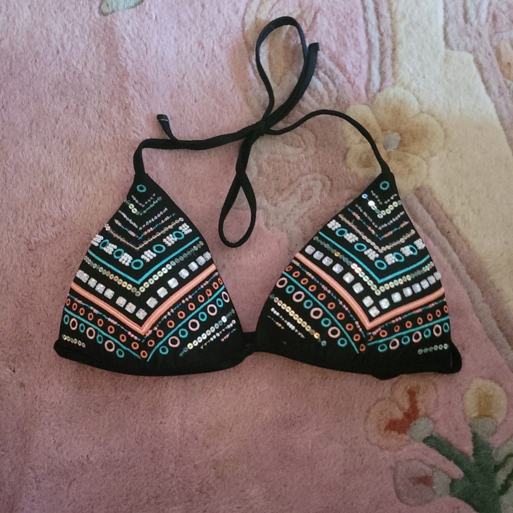 Candies padded bikini top size small